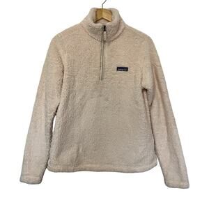 Patagonia Womens Los Gatos 1/4 Zip Fleece Sweater Size M Neutral Outdoor Granola
